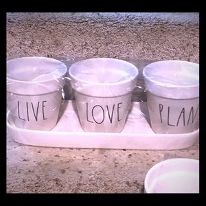 New Rae Dunn Live Love Plant Set